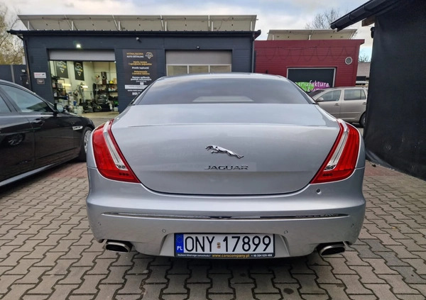 Jaguar XJ cena 62000 przebieg: 224000, rok produkcji 2011 z Mirosławiec małe 407